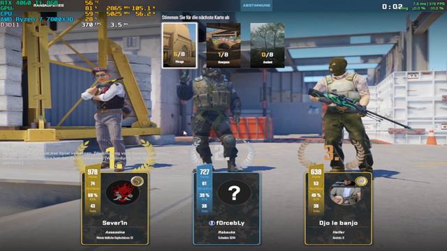 Counter Strike 2 with AMD Ryzen 7 7800X3D + Nvidia RTX 4060 TI 8GB + RAM DDR5 6000Mhz смотреть онлайн