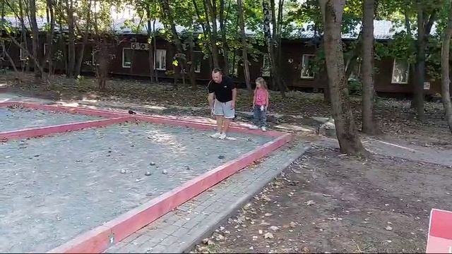 Петанк в парке Кузьминки