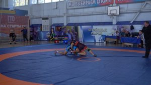 Женская борьба. Вес 62 кг. Гренко (Северский р-н)-Шаманаева (Владимирская обл.), девушки до 16 лет.