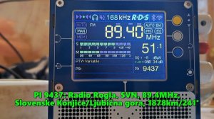 31.08.2024 12:30UTC, [Es], Radio Rogla, Словения, 89.4МГц, 1878км