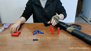 UDL SPAS-12 Shell Ejecting Soft Bullet Toy Gun Unboxing 2022 - Dart Blaster Shotgun