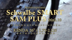 Велопокрышка Schwalbe SMART SAM PLUS, 26x2.10