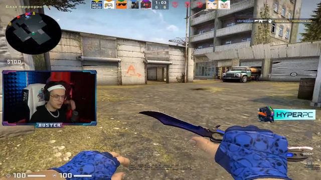 БУСТЕР РАЗНОСИТ В КС:ГО С EVELONE, CHR1SWAVE, PH3LK1N И ДРУГИЕ | BUSTER  ИГРАЕТ В CS:GO