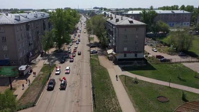 «За Победу! За Россию!»: В Рубцовске состоялся масштабный автопробег