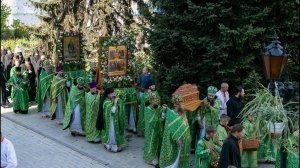 Крестный ход в день Собора преподобных отцов Святогорских в Святогорской Лавре 24.09.2024 г.