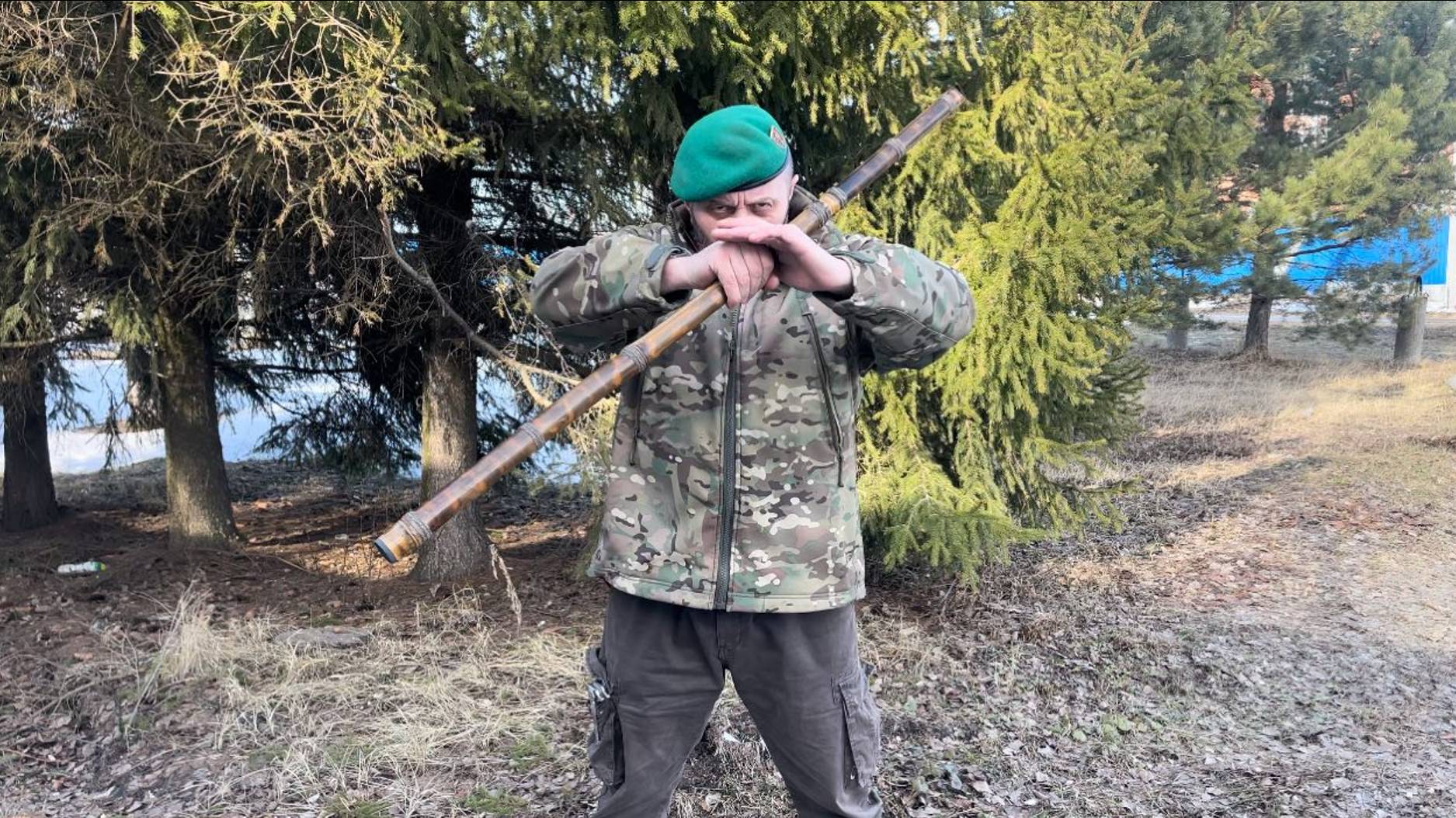 Обзор на "Посох-Меч Затойчи" из трехслойного ламината