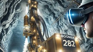 VR тренажер симулятор буровой машины Boomer 282