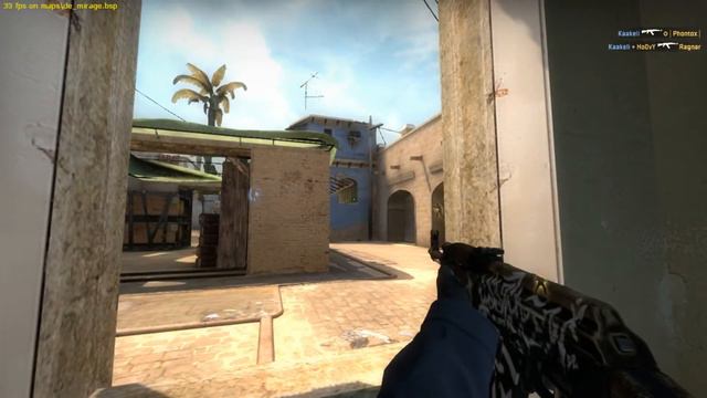 Беспаливный дифуз в CS:GO на карте de_Mirage от Weed