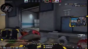 СИМПЛ ИГРАЕТ FACEIT S1MPLE ОБЩЯЕТЬСЯ С АРИНЯН СИМПЛ ИГРАЕТ С PERFECTO (CS:GO)