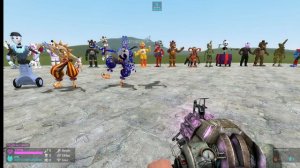 DARK DECEPTION MONKEY TEAM VS FNAF SECURITY BREACH ANIMATRONICS in Garry's mod !