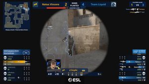 Клатч Симпла 1 в 4 с авп в матче против Liquid | IEM Katowice 2020