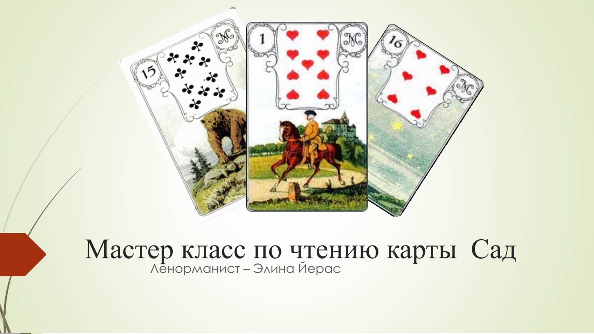 Особенности карты Сад