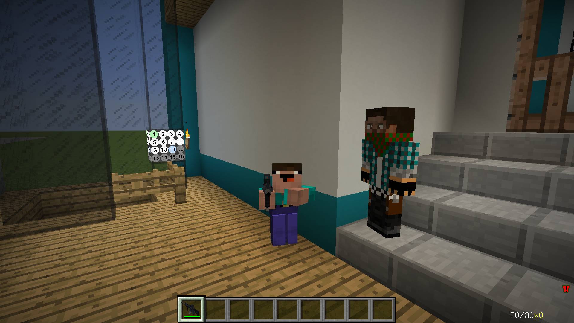 Я СПАС ЖИЛОЙ ДОМ ОТ БАНДИТОВ СО СВОИМИ ПОДПИСЧИКАМИ В ГОРОДЕ МАЙНКРАФТА! смотреть онлайн