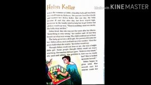 MLZS JHANSI CLASS 4 English Literature Chapter 5 Helen Keller Lecture 1