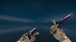 CS:GO Shadow Daggers | Doppler Black Pearl Knife Showcase | Factory New