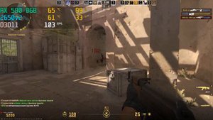 CS 2   RX 580 8GB, 2650v2, 16GB (низкие настройки)