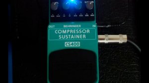 BOSS CS-3 & BEHRINGER CS400 test