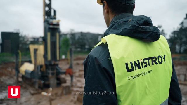 Устройство свайного поля при строительстве дома в классическом архитектурном стиле