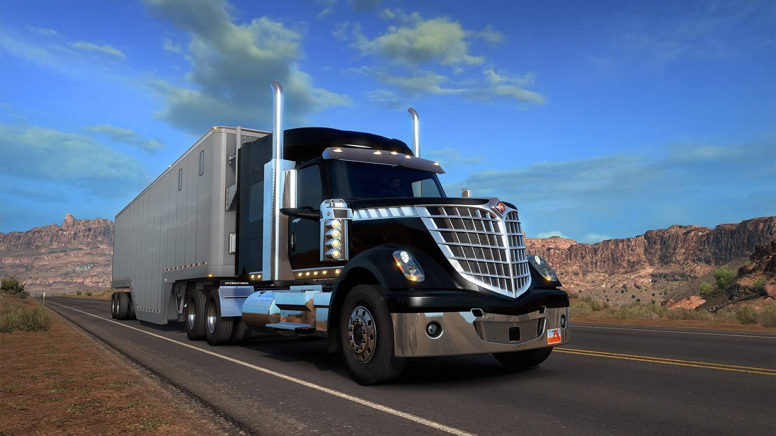 Играю в American Truck Simulator под Российскую музыку