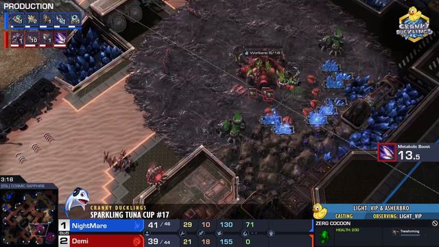 NightMare vs Demi - PvZ | Sparkling Tuna Cup #17 | Weekly StarCraft 2 Tournament смотреть онлайн