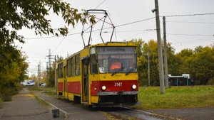 Трамвай Tatra T6B5SU-3147. Покатушки по Барнаулу.