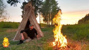 Строительство приюта для выживания из тростника | Улитки на гриле в стиле ВЫЖИВАНИЕ - БУШКРАФТ