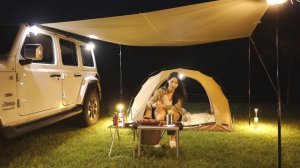 Одиночный поход на сказочном берегу реки, где наступила осень💗  звуки природы