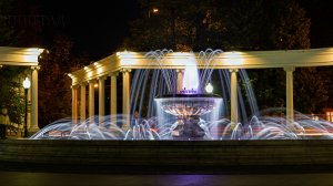 Фонтан возле Драмтеатра. Калининград