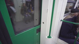 Bulgaria, Sofia, Metro night ride from Константин Величков to Вардар