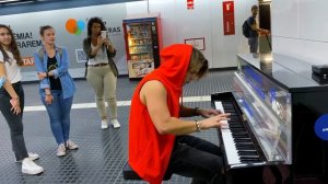 BELLA CIAO METROSTATION PIANO PERFORMANCE Peter Buka
