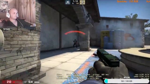 САМЫЙ СИЛЬНЫЙ АИМЕР НА FACEIT csgo cs 10lvl