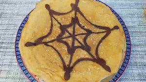 Блинчики с Рисунком Pancakes with a pattern