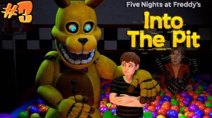 Жёлтый Кролик продолжает охоту на нас во FNAF Into The Pit Прохождение # 3