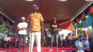 Raila Odinga entertains Rabai residents with his kitendawili antics