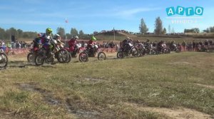 В д. Лягушкино прошло открытое первенство г. Сафоново по мотокроссу