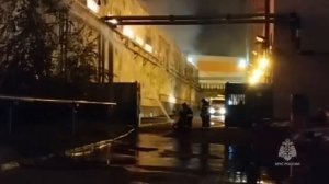 Пожар на складе Подмосковье