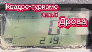 Квадро-туризмо Часть 5. Дрова