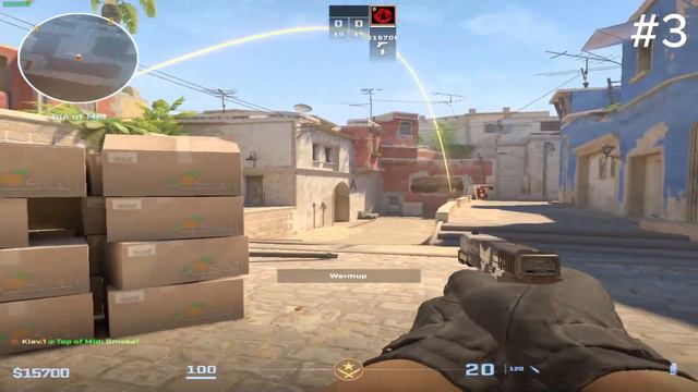 Top 6 Smoks In Mirage Map / Cs2 #fyp #cs2 #counterstrike2 #foreyourpage #tech