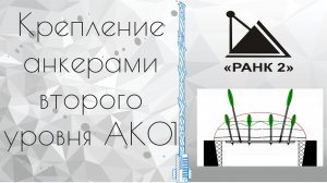 Крепление анкерами второго уровня АК01