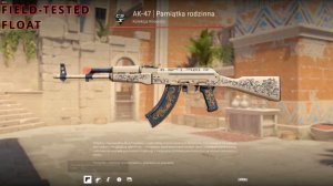 AK-47 Inheritance ALL Wear With Floats | CS2 Skin Showcase