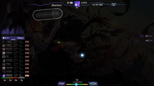 [Karcher] | Suzuki Konomi - My Days [Down] +HDHR 99.68% {#1 648pp FC} - osu!