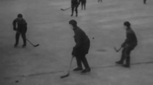 Хоккей во дворе 19-й школы, 1956