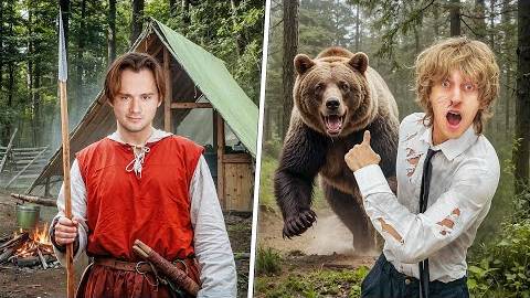 [EXILE] — 24 Часа В Диком Лесу! Выживание (Хазяева, Сквозьбаб, Дерзко, Коффи, Кокошка, Дилблин, ...]
