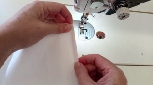 Процесс выполнения соединительного двойного шва (1 способ)