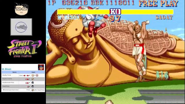 (MAME) Street Fighter 2 Hyper Fighting - 04 - M.Bison - (bosses only) смотреть онлайн