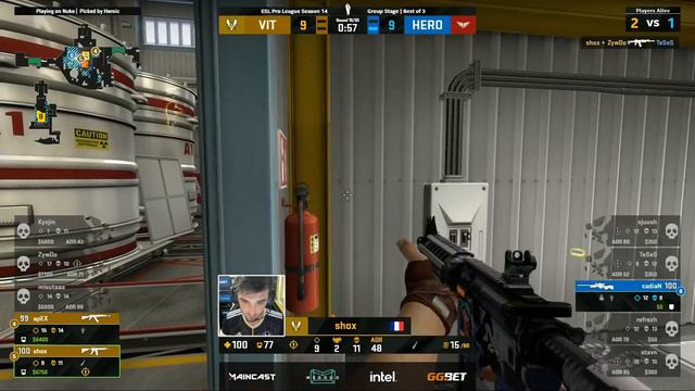 ЭПИЧНЫЙ МАТЧ - Vitality vs Heroic | ESL Pro League Season 14 (CS:GO)