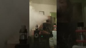 Rasta man live up Human Fog Machine's