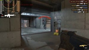 Ryzen 7800X3D + RTX 4070 SUPER CS2 Overpass fps test