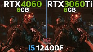 сравнение RTX4060 8GB VS RTX3060TI 8GB