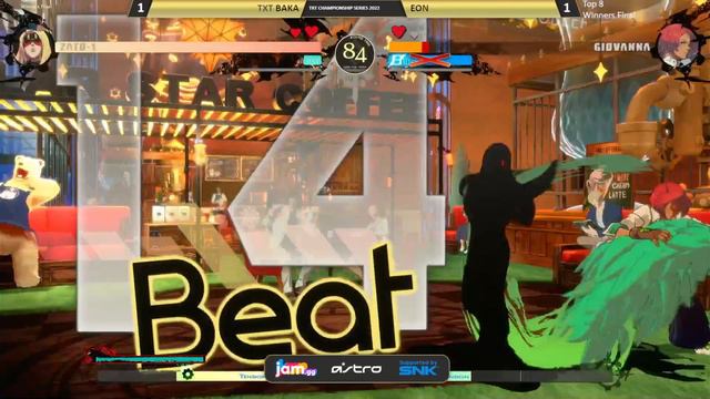 [GGST] TRETA 2022 Winners Finals - TXT | Baka (Zato=1) vs Eon (Giovanna)